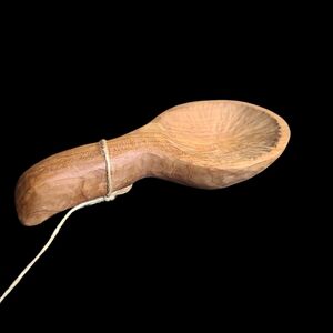 Handcrafted Wooden Small Spoon Of Cedar